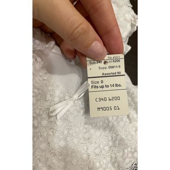 Mayfair Vintage White Baby Baptism Dress Newborn New - Picture 2 of 5